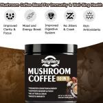 Suiyilary Mushroom Coffee Blend for Energy & Focus