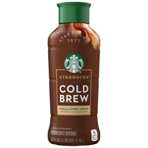 Starbucks Vanilla Sweet Cream Cold Brew Coffee, 40 Fl Oz