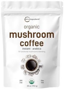 Organic Instant Mushroom Coffee Powder, 28 Oz