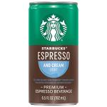 Starbucks Espresso & Cream Coffee, 12 Cans