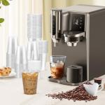 Dealusy 100 Pack Clear Plastic Iced Coffee Cups