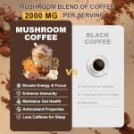 Bunkell Mushroom Coffee with 6 Adaptogenic Mushrooms
