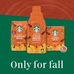 Starbucks Pumpkin Spice Cold Brew Coffee Concentrate