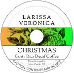 Christmas Costa Rica Decaf Coffee K-Cup Pods
