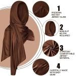 Vabean 4 Pack Instant Hijabs for Women