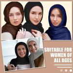 Vabean 4 Pack Instant Hijabs for Women