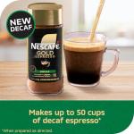 NESCAFE Gold Decaf Espresso Instant Coffee 3.5 oz