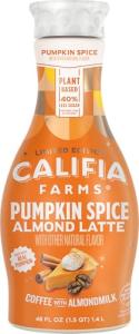 Califia Farms Pumpkin Spice Latte Cold Brew 48 Oz