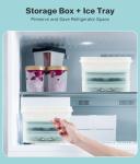 Round Ice Cube Tray with Lid for Drinks