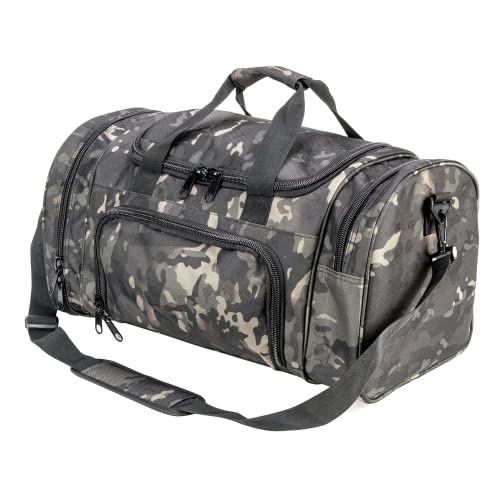Waterproof Military Duffel Bag with Shoes Compartment