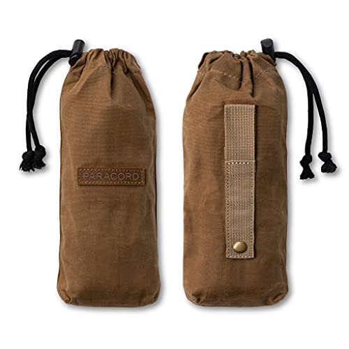 TACAMO Canvas Bushcraft Bag for Paracord, Coyote Brown