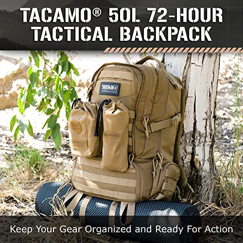 Waterproof 50L Tactical Backpack for Preppers
