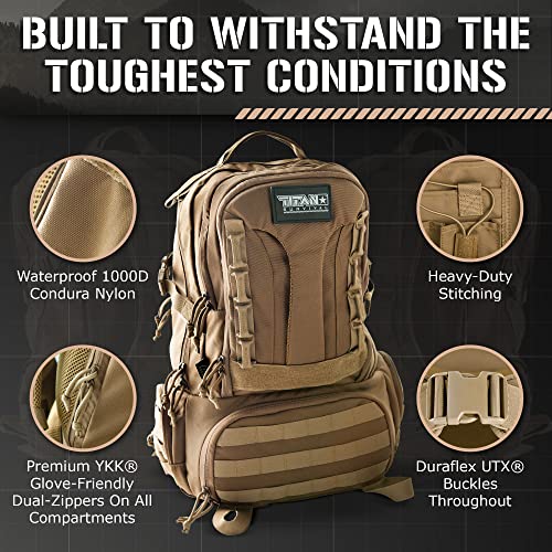 Waterproof 50L Tactical Backpack for Preppers