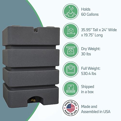 Rockwell Products 60 Gallon Water Storage Tank