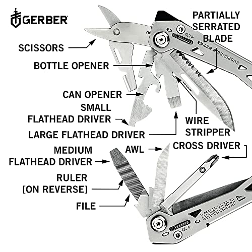 Gerber Suspension-NXT Multi-Tool Pocket Knife - Stainless Steel