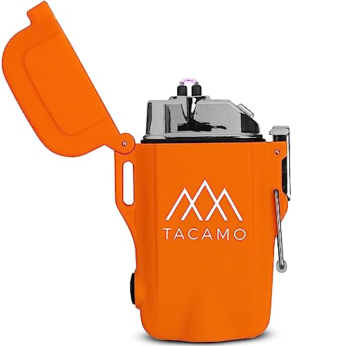 TACAMO H2 Dual-Head Plasma Lighter with LED Flashlight