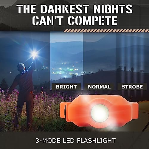 TACAMO H2 Dual-Head Plasma Lighter with LED Flashlight