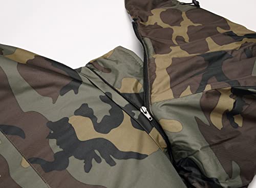 Keevoom Hooded Snowboarding Jacket: Waterproof, Windproof, Warm (AG Camo,L)