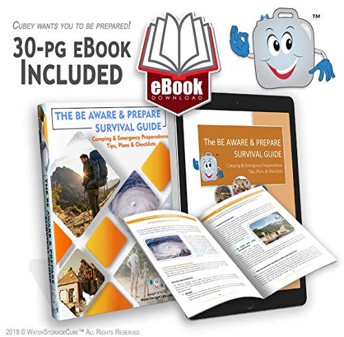 BPA-Free Collapsible Water Container with Spigot - 2 pack