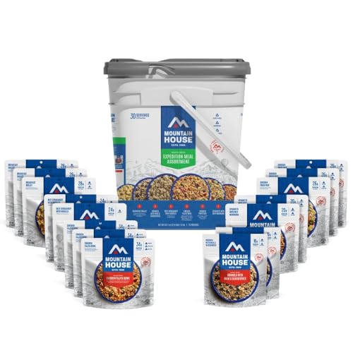 Mountain House Freeze Dried Food Bucket | 30 Servings