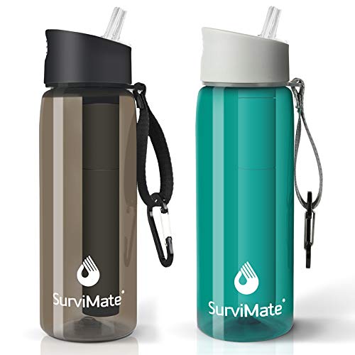 BPA-free Water Bottle with Filter for Outdoor Adventures