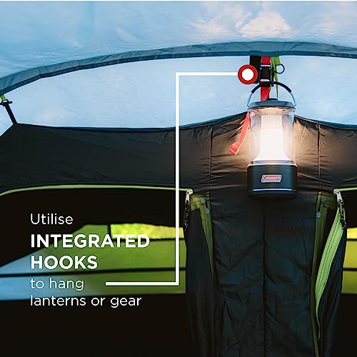 Coleman Tent Vail 4/6, Family Tent for 4/6 Persons, Large Camping Tent with 2/3 Extra-Large Sleeping compartments and Vestibule, Quick to Set up, Waterproof HH 4,000 mm