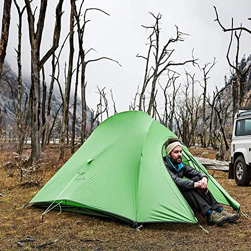 Naturehike Cloud-Up 2 Person Ultralight Backpacking Camping Tent with Footprint - Free Standing Waterproof 3 Season Tents