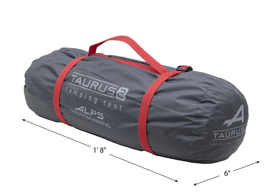 ALPS Mountaineering Taurus 2-Person Tent - Gray/Red