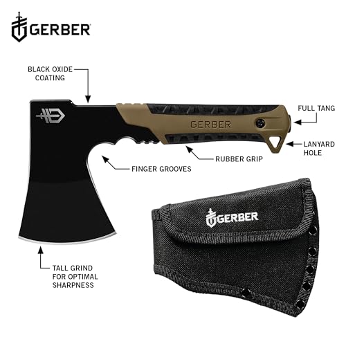 Camping Survival Hatchet with Nylon Sheath - Gerber Gear