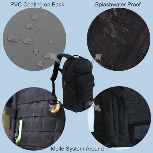 Durable Tactical Sling Backpack for Outdoor Activities