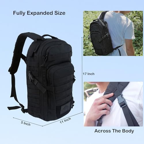 Durable Tactical Sling Backpack for Outdoor Activities