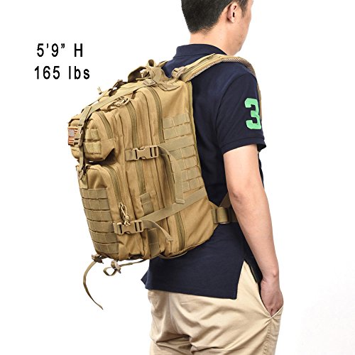 Tactical Assault Pack: Army Molle Bug Out Backpack