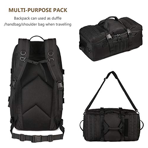 60L Tactical Camouflage Backpack for Hunting and Camping