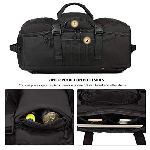 60L Tactical Camouflage Backpack for Hunting and Camping