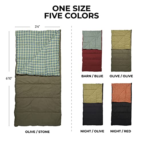 TETON Evergreen Sleeping Bag - Large Cold-Weather Option