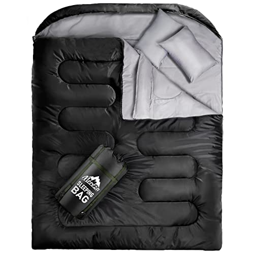 Cozy Double Sleeping Bag for Camping & Cold Weather