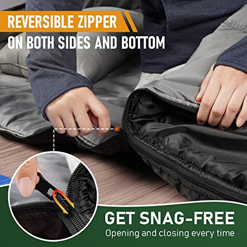 Cozy Double Sleeping Bag for Camping & Cold Weather