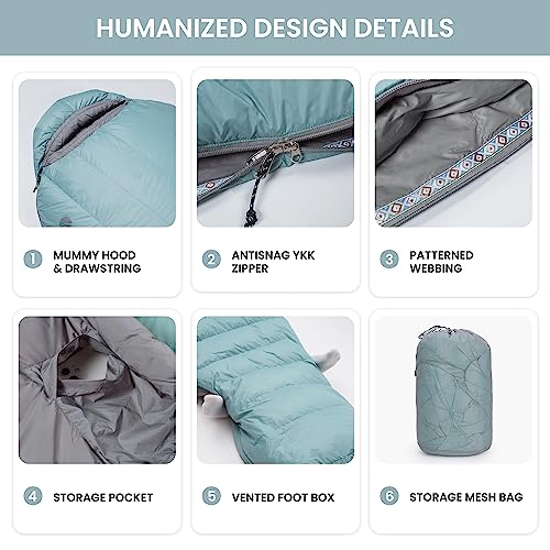 Ultralight Down Sleeping Bag: Comfortably Backpack and Travel