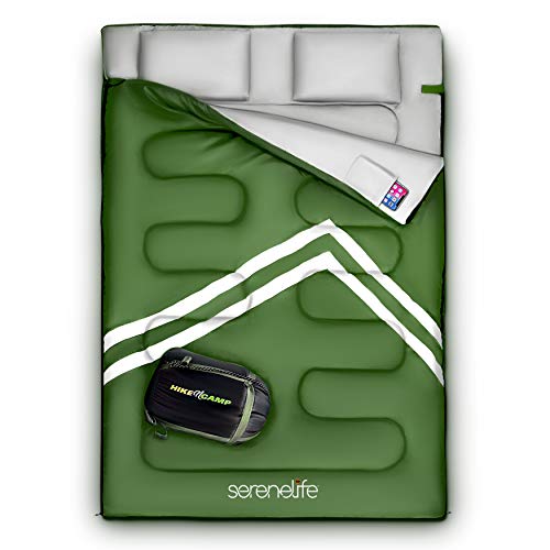 Double Sleeping Bag with Pillows - Lightweight Outdoor Gear