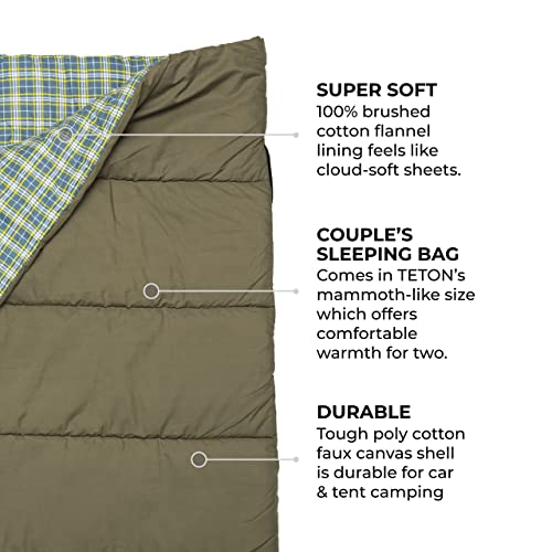 TETON Sports Evergreen Mammoth Sleeping Bag - Camping