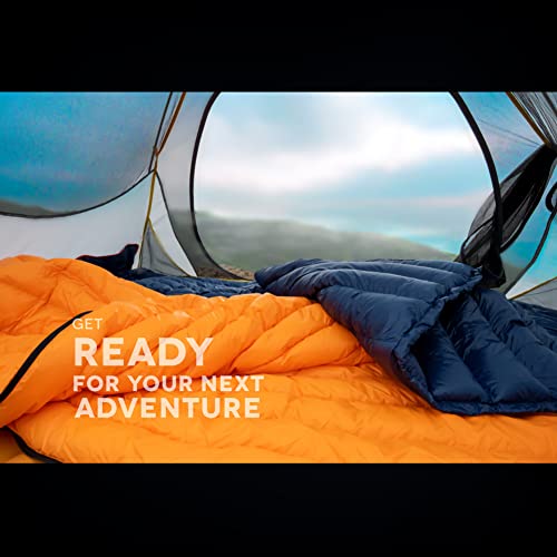 ZOOOBELIVES Ultralight 32-50F Down Sleeping Bag - Alplive T400