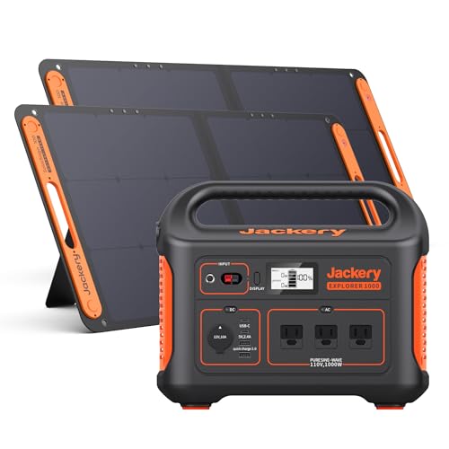 1000W Solar Generator & Panels for Camping & Emergencies