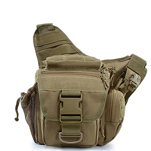 Military Tactical Messenger Bag with Patch - Multi-functional