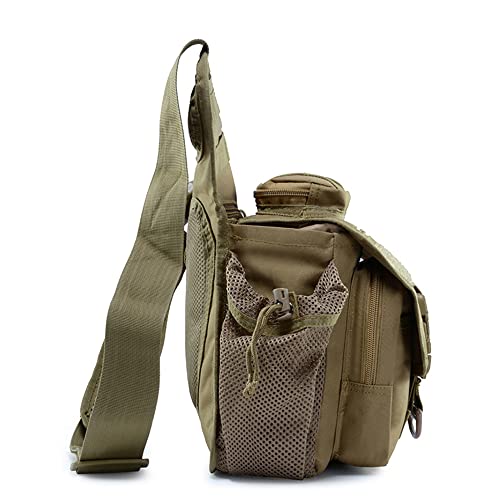 Military Tactical Messenger Bag with Patch - Multi-functional