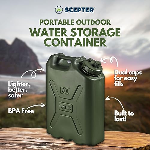 Scepter 5 Gallon BPA Free Water Jug - (20 Litre), Green