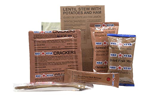 Emergency MRE Meal Kit with Accessories - 12 meals