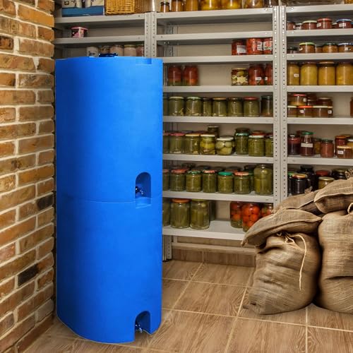 WaterPrepared Blue 55 Gallon Emergency Water Tank