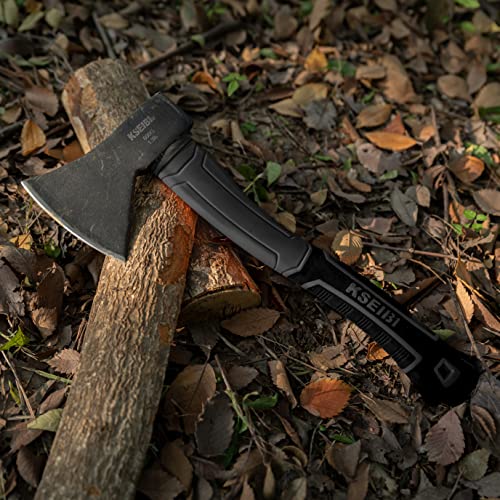 14" Outdoor Camp Hatchet with Anti-Slip Handle