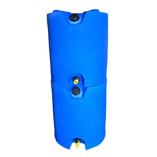 30 Gallon Stackable Water Storage Tank - 2 Tanks & Treatment Kit