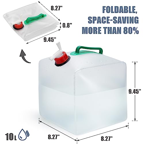 Collapsible Water Container with Spigot (2.6 Gallon)